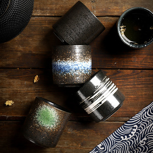 Gốm cốc cà phê phong cách Nhật Bản rượu sake cốc nhỏ sáng tạo truyền thống cổ điển tách trà vẽ tay sứ Espresso - Product Image 5