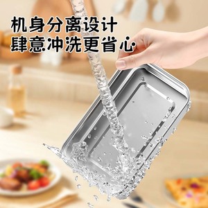 Electric Lunch Box Stainless Steel Digital LED Display <b>USB</b> Powered <b>Heating</b> Insulated Bento Box For Students Office Workers - Product Image 3