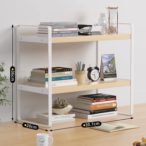 Desk <strong>Bookshelf</strong>, Student Dormitory Storage Shelf, Office Desktop Shelf, Multi-layer Wooden Shelf, <strong>Small</strong> <strong>Bookshelf</strong> - Product Image 5