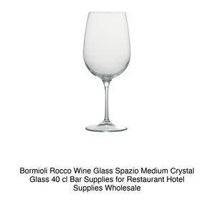 Verre Medium Space 40 cl H 20 cm Ø 8.2 cm Verre Cristallin Bormioli Rocco - Product Image 2