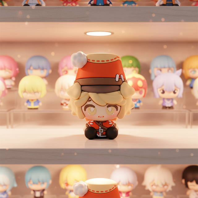 OEM Custom Trendy Play Desktop Ornaments Fashion Toy Gift Pvc Toys Cartoon Cute Surprise Doll Blind Box