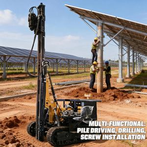 Structure de montage photovoltaïque pour piquetage solaire |   Certifié CE et ISO, conforme aux normes de construction de centrales électriques à grande échelle - Product Image 2