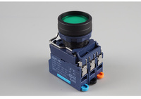 Huaqingjun bouton Transparent Led vert autobloquant pas de commutateur de bouton poussoir NC pour PLC