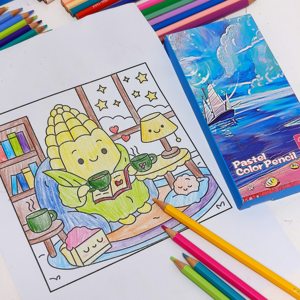 Set di Matite Colorate in Legno, Matite Colorate a Olio per <span class=keywords><strong>Adulti</strong></span> e Bambini, per Artisti e Disegno - Product Image 6
