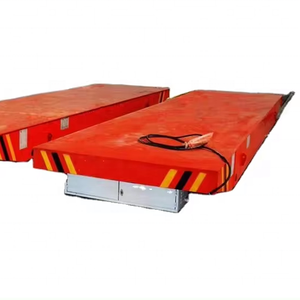 सामग्री सौंपने वाली कार्यशाला मोटर चालित हेवी ड्यूटी 30 टन इलेक्ट्रिक रेल फ्लैट कार्ट स्वचालित कार्गो ट्रॉली मूवर क्लाइंबिंग - Product Image 1