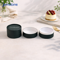 Boîte à gâteau basque en carton avec logo personnalisé, tube en papier biodégradable, résistant au four, pour desserts, emballage alimentaire de qualité alimentaire