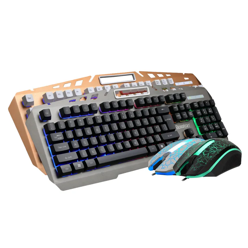Professional High Quality Computer Mechanical Unique Computer Keyboard and mouse combos
