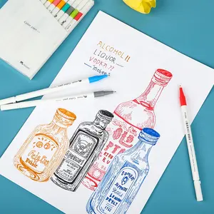 Set di Penne Calligrafiche Mobee P-636 con Punta Extra Fine da 0,4mm, Multicolore, Impermeabili, per Scrittura Fluida e Disegno - Product Image 4