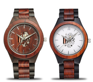 Orologio in Legno Naturale <span class=keywords><strong>per</strong></span> Uomo e Donna con Cronometro, Fatto a Mano, Movimento <span class=keywords><strong>al</strong></span> <span class=keywords><strong>Quarzo</strong></span> Giapponese, Orologio <span class=keywords><strong>da</strong></span> <span class=keywords><strong>Polso</strong></span> in Legno Personalizzabile con Supporto <span class=keywords><strong>per</strong></span> Logo Personalizzato - Product Image 3