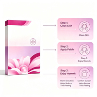 Autocollants auto-chauffants personnalisés OEM/ODM en gros pour la relaxation corporelle mensuelle des femmes