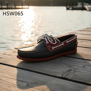 รองเท้าผู้ชาย LXG <span class=keywords><strong>สิงคโปร์</strong></span> รุ่นยอดนิยม สีน้ำผึ้ง แบบผูกเชือก พื้นยางแบน สวมใส่สบายเป็นพิเศษ ไซส์ใหญ่พิเศษ รุ่น HSW081 - Product Image 3