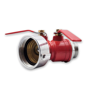 Equipo de lucha contra incendios 2,5 "X1.5" X1.5 "Y Conexión Divisor de agua contra incendios de 2 vías con válvula de bola interior - Product Image 4
