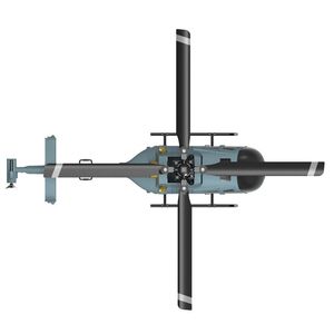 Hélicoptère miniature C186 4CH sans ailerons, gyroscope 6 axes, télécommande, avion RC pour adultes et enfants - Product Image 4
