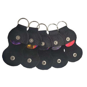 Bolsa de almacenamiento para púas de guitarra, Clip para púas de ukelele, soporte para púas de bajo con llavero, música, conciertos de banda de Rock, actuación de instrumentos musicales - Product Image 1