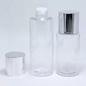 Eco-friendly Empty Skin Care 120ml/ 150ml/180ml Lotion <b>Bottles</b> with Sliver Cap Cosmetic PET Plastic Toner <b>Bottle</b> - Product Image 5