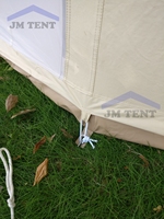 Vente chaude 4 saisons Glamping 5m coton écologique grande tente de camping tente cloche