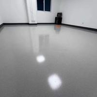 Peinture de sol époxy auto-nivelante effet marbre brillant PURCOAT, application au truelle, revêtement liquide, résistant aux taches, facile à nettoyer