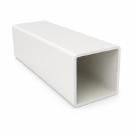 Tube hydroponique carré en PVC OEM ODM avec couvercle coulissant, facile à nettoyer, canal hydroponique pour projet agricole