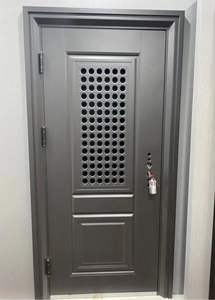 Puerta de Entrada Exterior Premium de Acero Metálico, Puerta de Entrada Única con Ventilación - Product Image 2