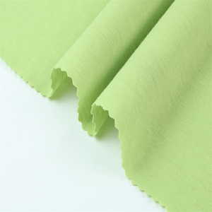 D102 New Arrival Chất Lượng Cao Mềm <span class=keywords><strong>Polyester</strong></span> Cotton Spandex Dệt Kim Vải Đồng Bằng Duy Nhất Jersey Vải Cho Quần Áo Bao Gồm - Product Image 4