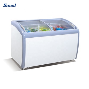 260/360/460l Curved Glass Door Ice <b>Freezer</b> Display <b>Freezers</b> Ddh-260x Display <b>Freezers</b> - Product Image 6