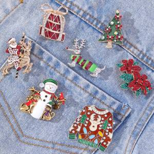 Christmas Anime Manufacturer Hard, Brooch Clothes Metal <b>Badge</b> Custom Logo Lapel Enamel <b>Pin</b>/ - Product Image 1