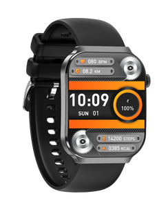 Montre connectée 2026 Nouvelle et populaire Reloj Inteligente Écran tactile complet Bracelet carré Moniteur de santé du sommeil ECG Suivi d'activité IP68 <span class=keywords><strong>Personnes</strong></span> âgées - Product Image 1