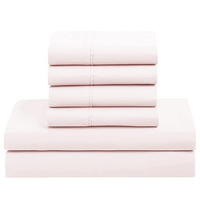 7 pièces de parures de lit, couette douce avec draps, taies d'oreiller, housse de coussin pour la vente en gros