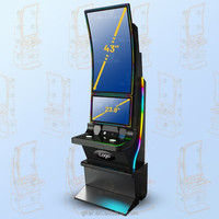 Paling Populer di Tahun 2026 Layar 43+23.8 Inci Kabinet Mesin Logam Fusion 5 Board Arcade Game Permainan Keterampilan Interaktif Juegos