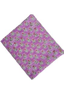 Tela de Lona de Algodón Estampada a Mano con Diseño Floral de Jaipur, India, Peso Medio 280 GSM, Transpirable, Ecológica, Tejido Crudo, OEM - Product Image 5