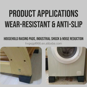 Customized Black <b>Rubber</b> Shock <b>Block</b>-Anti-Shock/Anti-Collision Mechanical Buffer for Noise Reduction High Pressure Ozone Cutting - Product Image 5