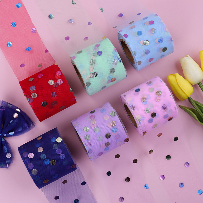 Бронзирующие симфонические точки, Мягкая сетчатая пряжа США, аксессуары для обуви и одежды, тесьма