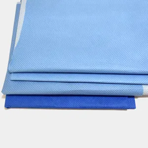 SMPE Absorbent medical non-woven fabric with pe film coated