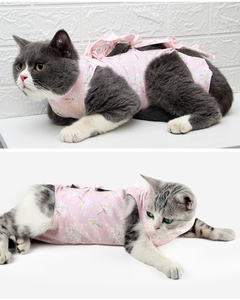 Traje de recuperación de gato, ropa de esterilización <span class=keywords><strong>para</strong></span> el cuidado de los gatos después de la cirugía, traje de tela <span class=keywords><strong>para</strong></span> cirugía - Product Image 5