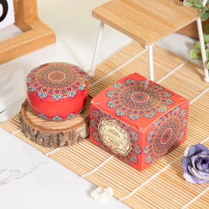 Vela de aceite esencial de pétalos de lavanda, venta al por mayor transfronteriza, purifica el aire del hogar, regalo de cumpleaños hecho a mano, estilo popular. - Product Image 1