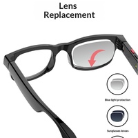 Lunettes Intelligentes AIMB-G1 avec Caméra 8MP, Stockage Local, Enregistrement (Audio/Vidéo), Traduction IA en Temps Réel pour Appels et Assistant Vocal