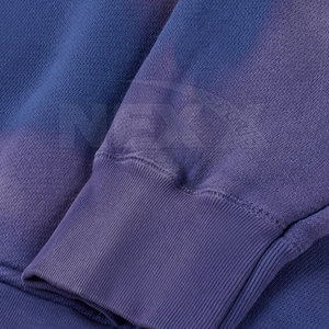 เสื้อฮู้ดดี้วินเทจสีซีดแบบขายส่ง ผ้าฝ้ายเนื้อนุ่มหนา สวมใส่สบาย สไตล์ใหม่ เสื้อฮู้ดดี้สีซีดจากโรงงาน - Product Image 4