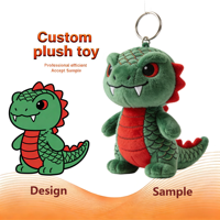minimale de commande prix d'usine délai de livraison rapide cadeaux promotionnels porte-clés en peluche personnalisé