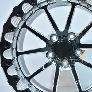 Llantas Beadlock forjadas todoterreno personalizadas XL 17-24 pulgadas 8x165,1 8x170 Fit Ram 2500 3500 <span class=keywords><strong>Ford</strong></span> <span class=keywords><strong>Super</strong></span> Duty Heavy Duty Truck Wheels - Product Image 4