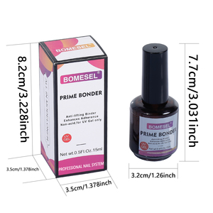 Primer Antidesprendimiento Sin Ácido para Uñas, Secado Rápido al Aire, Mejora la Adhesión, para Esmalte de Gel UV, Salón de Uñas, Marca Privada - Product Image 6