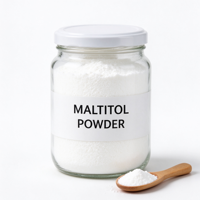 Poudre de Maltitol, Alcool Sucré, Édulcorant E965, Substitut du Sucre, Humectant Cristallin pour Confiserie, Chocolat, Boissons