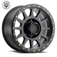 Nouvelles jantes en alliage forgées 22x10 6x139.7 chromées tout-terrain 16x8.0 pouces PCD 4x4 à rebord profond pour SUV Ram1500-3500