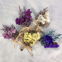Mini bouquet de fleurs séchées, bouquet floral artisanal, boutonnière de mariage personnalisée, décoration cadeau