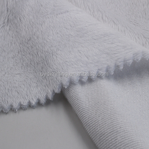 <span class=keywords><strong>Tissu</strong></span> Velboa <span class=keywords><strong>blanc</strong></span> super doux en <span class=keywords><strong>polaire</strong></span> <span class=keywords><strong>Minky</strong></span> tricoté en polyester 100% pour jouets en peluche/couverture/impression - Product Image 2