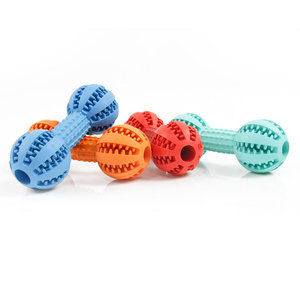 Rubber <span class=keywords><strong>Dog</strong></span> Chew Toys Gebitsreiniging Lekkage Voedsel Hond Speelgoed Kauwen Training Bal Voor Hond - Product Image 3