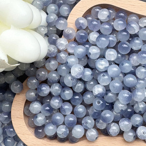 Venta al por mayor de cuentas sueltas de cristal redondas de color gelatina de dos tonos de 8mm para la fabricación de joyas DIY pulsera collar Accesorios - Product Image 3