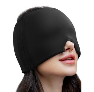 Gorro para Aliviar el <span class=keywords><strong>Dolor</strong></span> de Cabeza por Migraña, Compresa de Gel Refrigerante sin Olor para la Tensión, el Estrés, la Resaca, <span class=keywords><strong>Ojos</strong></span> Hinchados, Terapia de Frío y Calor - Product Image 1