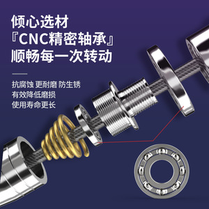 เชือกกระโดดอลูมิเนียมแบบล็อคอัตโนมัติ ปรับความยาวได้ สำหรับออกกำลังกายที่บ้าน ใช้ได้ทั้งชายและหญิง สีดำ แดง น้ำเงิน สายเหล็ก - Product Image 5