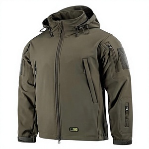 Chaqueta de Motocicleta Impermeable para Hombre Doyle, Color Verde Oliva, con Cierre de Cremallera, Logotipo Frontal, Estilo Workwear, para Invierno - Product Image 1