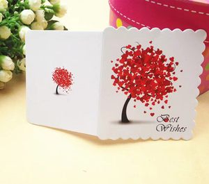 การ์ดอวยพร<span class=keywords><strong>พับ</strong></span>ขนาดเล็ก 100 ชิ้น สำหรับธุรกิจ ร้านดอกไม้ โรงแรม ข้อความขอบคุณลูกค้าในช่วงสี่ฤดู - Product Image 3